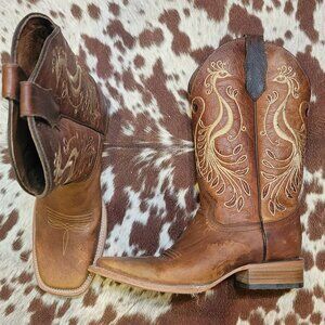 Corral Women's Circle G Peacock Western Boots